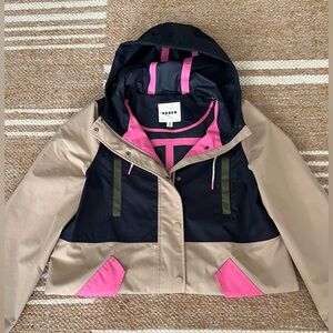 Boden Colorblock Rain Jacket - NWOT